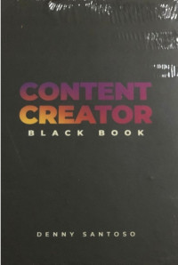 Image of Content Creator Black Book