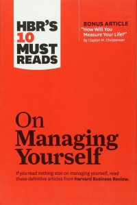 Image of On managing Yourself